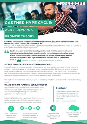 Gartner Hype Cycle - Agile, DevOps & Promise Theory