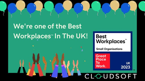 Cloudsoft listed as one of the Best Places To Work in the UK!