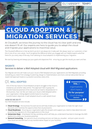 Cloud Adoption & Migration - Tempo Flyer