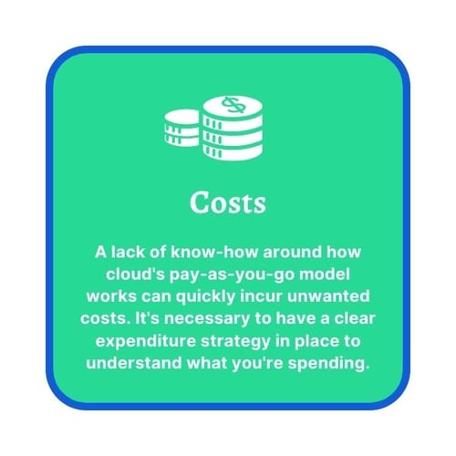 Image explaining how the digital skills gap can have an impact on cloud costs