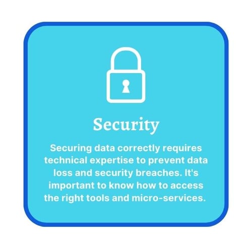 Image explaining how the digital skills gap can have an impact on cloud security