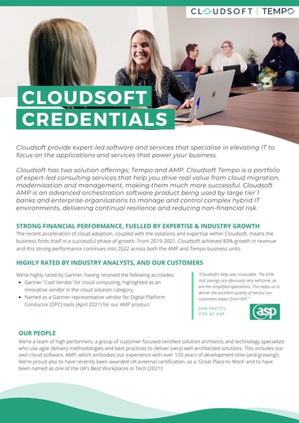 Cloudsoft Credentials - Tempo