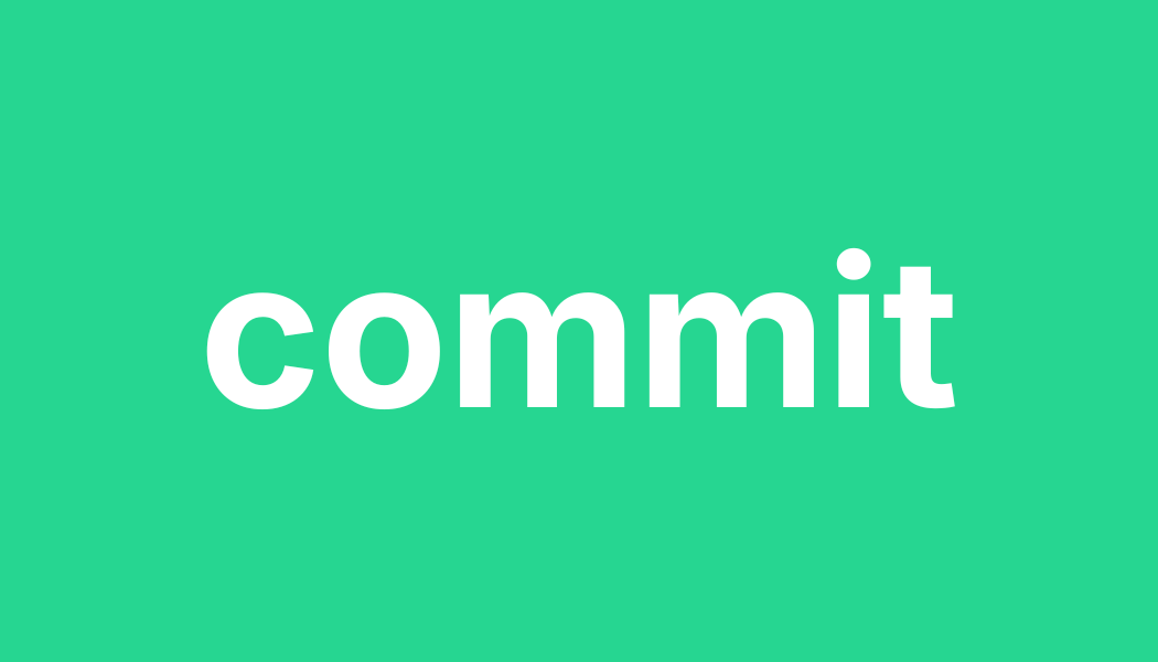 commit