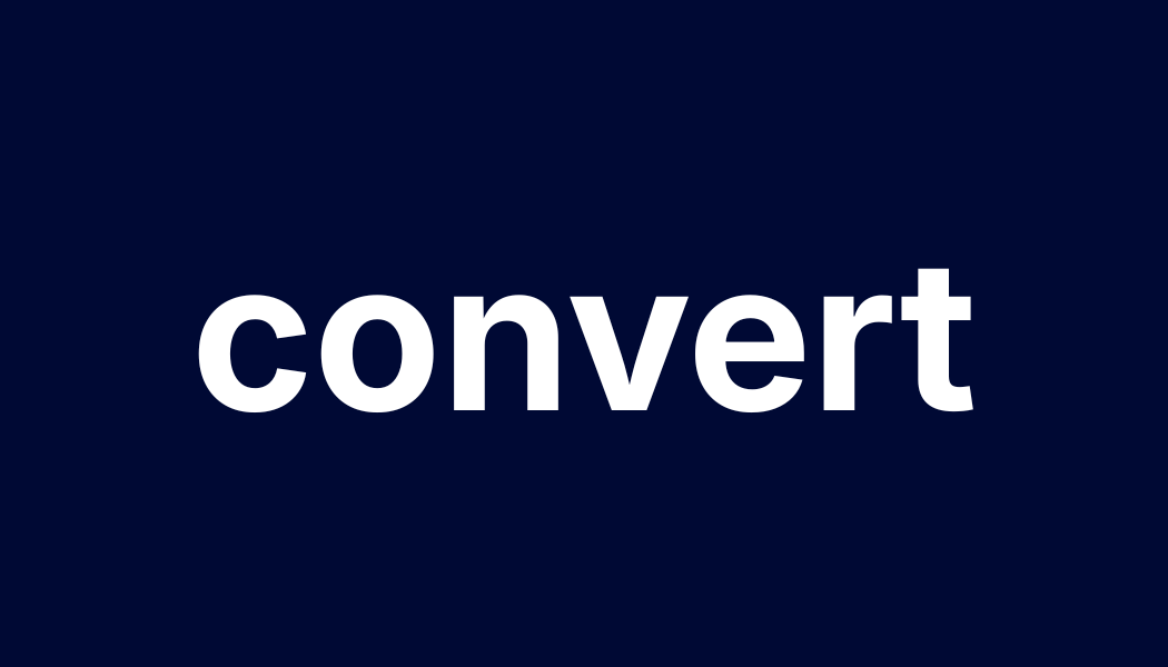 convert