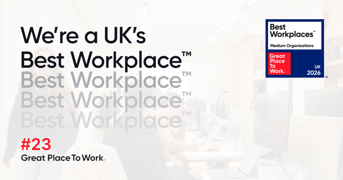 Cloudsoft ranked #23 in the UK’s Best Workplaces™ 2026