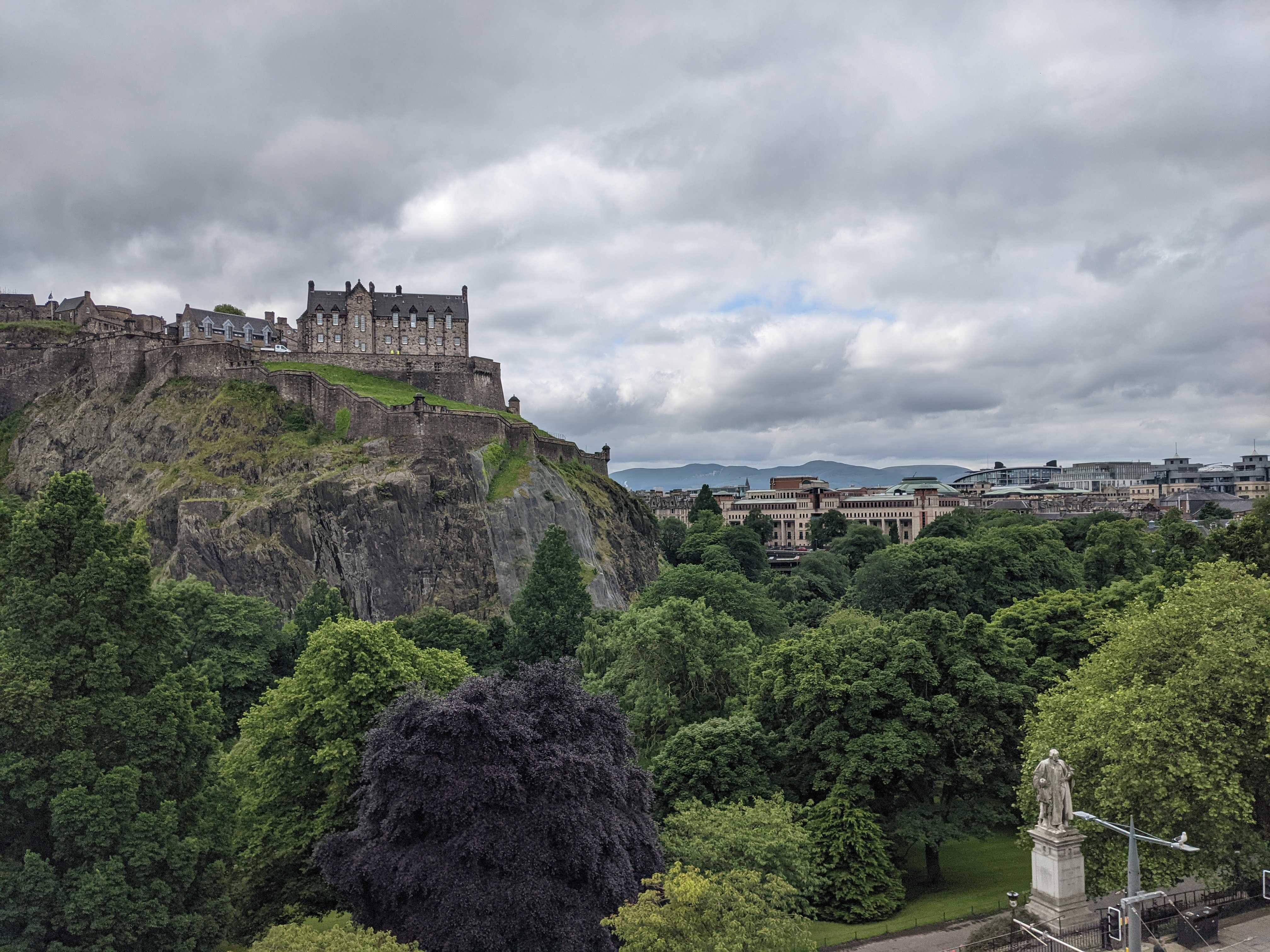 From Castle Terrace, to Castle views