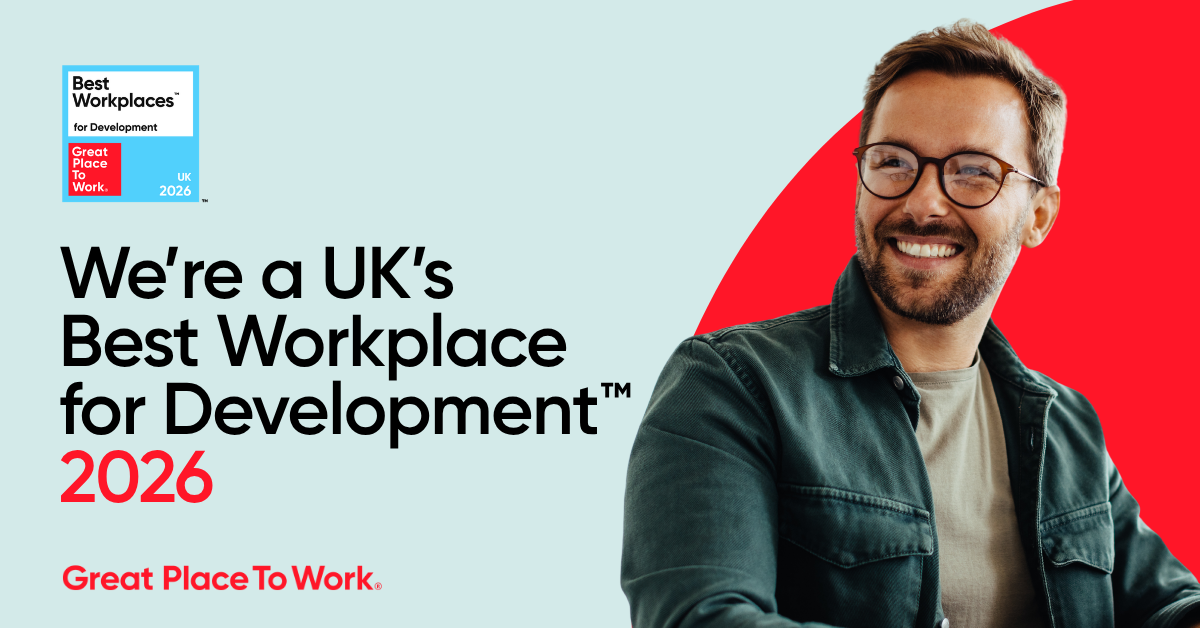Cloudsoft named one of the UK’s Best Workplaces for Development™ 2026